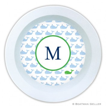 Bowl-Whale Light Blue