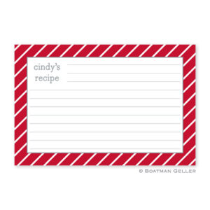 Recipe Cards - Kent Stripe