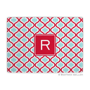 Cutting Board - Kate Red & Teal