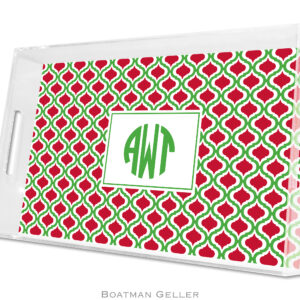 Lucite Tray - Kate Kelly & Red