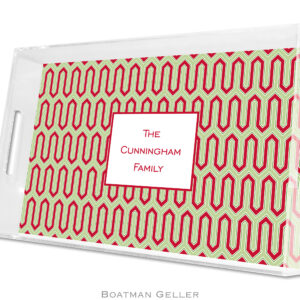 Lucite Tray - Blaine Cherry