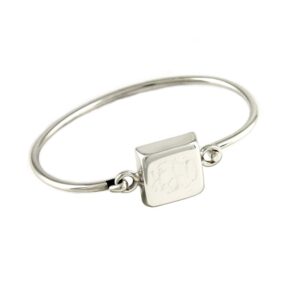 Sterling Silver Children's Square Bracelet