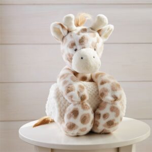 GIRAFFE PLUSH TOY WITH BLANKET