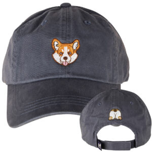 Corgi Butt Hat | Washed Navy